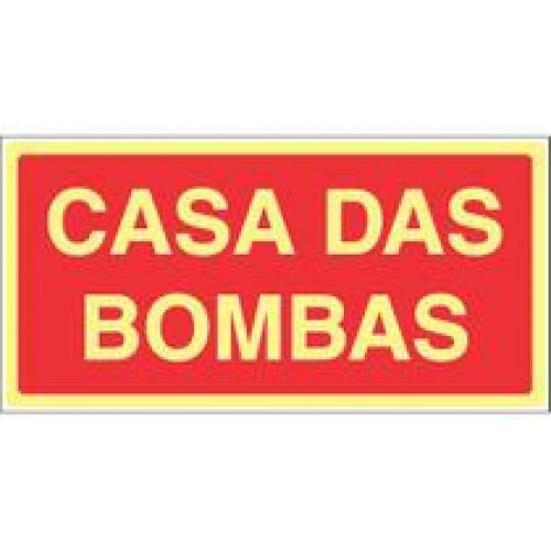 PLACA CASA DE BOMBAS 12X24
